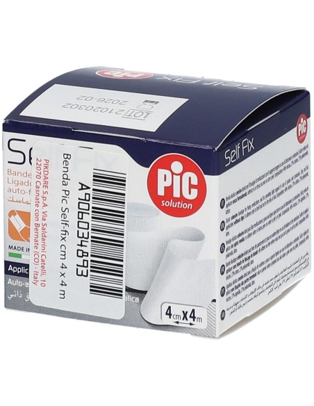 BENDA ELASTICA AUTOADESIVA PIC SELF FIX 4X400 CM FUSTELLA