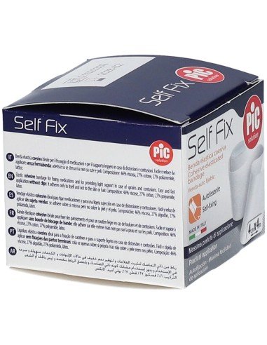BENDA ELASTICA AUTOADESIVA PIC SELF FIX 4X400 CM FUSTELLA