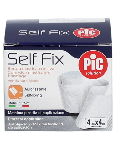 BENDA ELASTICA AUTOADESIVA PIC SELF FIX 4X400 CM FUSTELLA