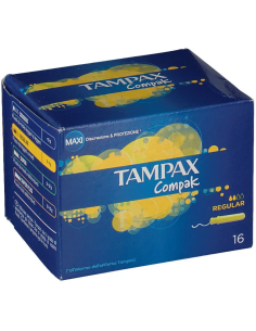 TAMPAX COMPAK REGULAR 16 PEZZI