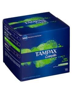 TAMPAX COMPAK SUPER 16 PEZZI