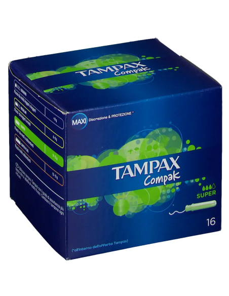 TAMPAX COMPAK SUPER 16 PEZZI