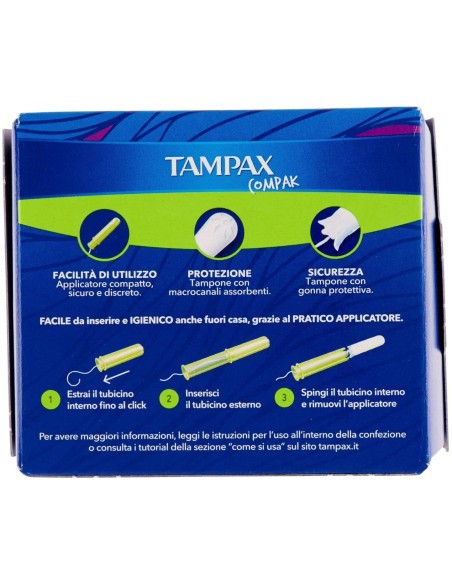 TAMPAX COMPAK SUPER 16 PEZZI