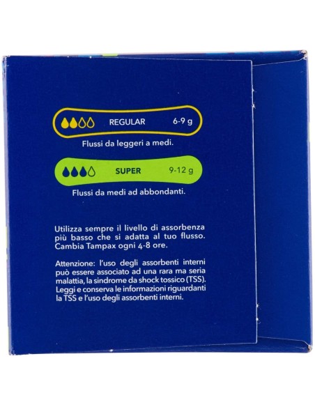 TAMPAX COMPAK SUPER 16 PEZZI