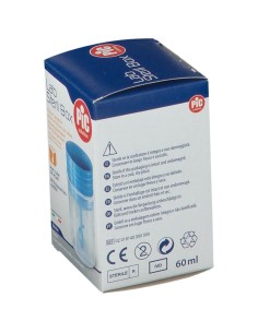 CONTENITORE PIC STERILE TRASPARENTE PER ANALISI COPROLOGICHE+ CUCCHIAINO SPECIMEN TAPPO A VITE ETICHETTA AUTOADESIVA 2