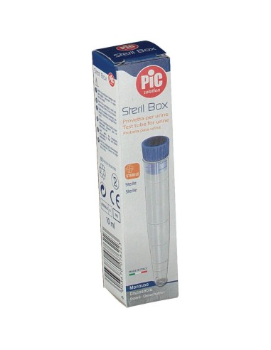PROVETTA PIC PER ANALISI URINE 12 ML TAPPO A PRESSIONE
