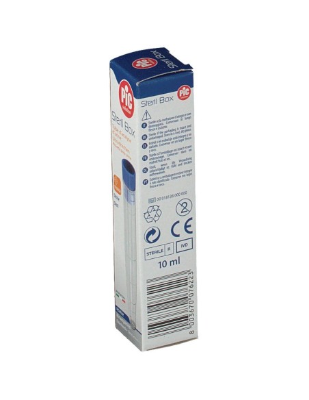 PROVETTA PIC PER ANALISI URINE 12 ML TAPPO A PRESSIONE