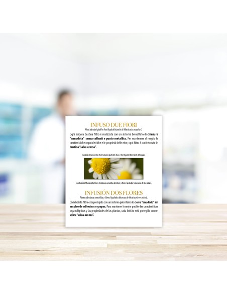 L'INFUSO DUE FIORI TISANA 20 FILTRI