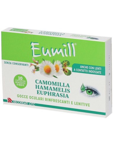 EUMILL GOCCE OCULARI 10 FLACONCINI MONODOSE 0,5 ML